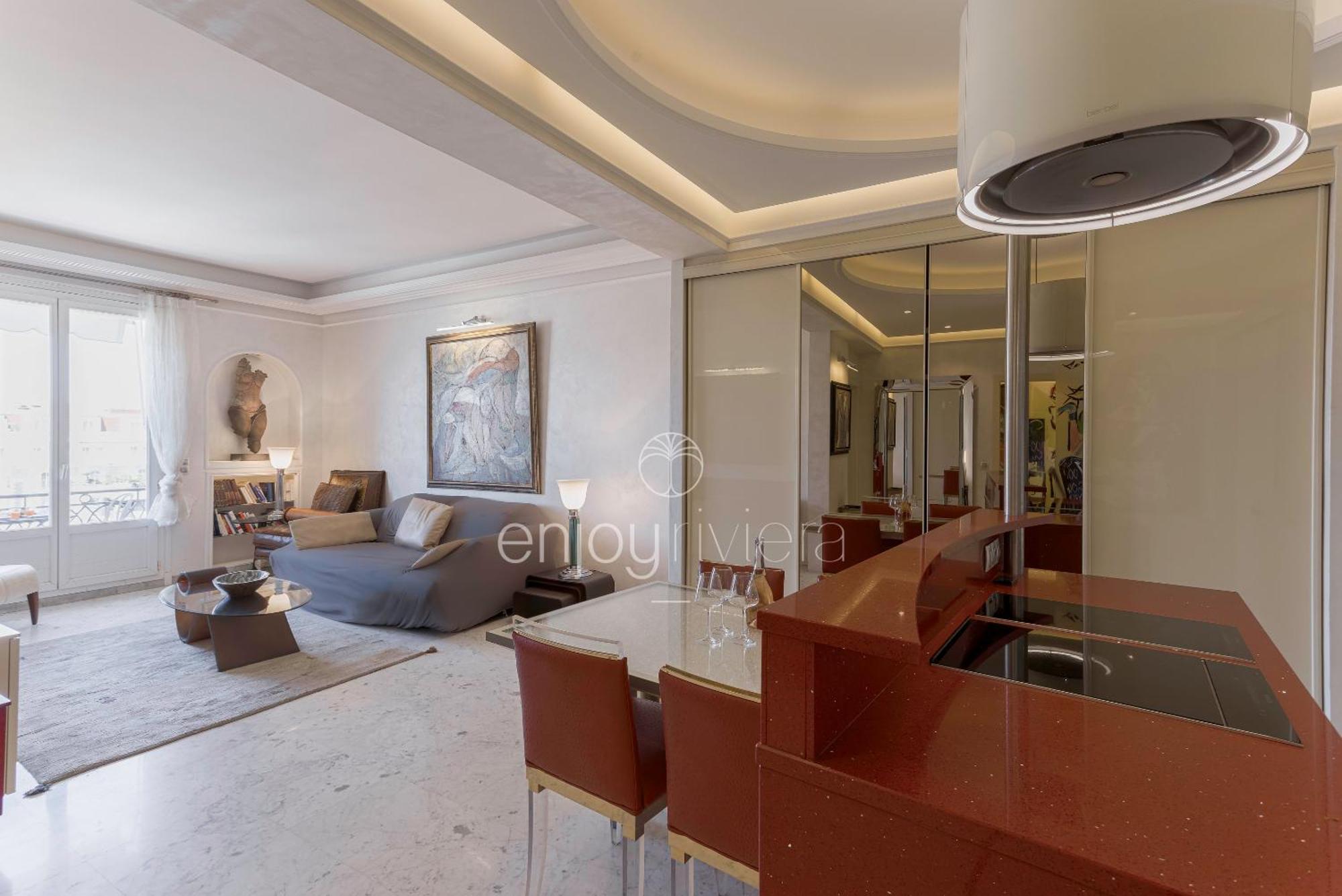 Palais Miramar Suite Art Modern - Derniere Etages Vue Mer - 75M De Confort - En Face Des Plages -Wifi - Clim Cannes Exterior foto